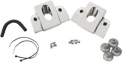 Kåpor tändstift/topplocksskruvar Drag Specialties slät krom H-D 99-17