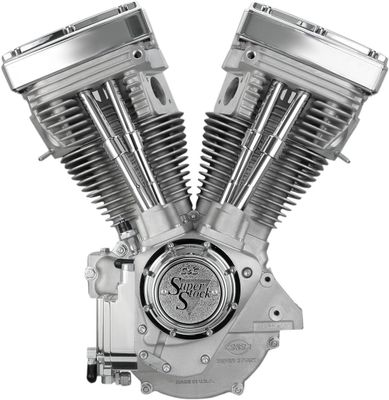S&S, V80" basic engine assembly. Natural
