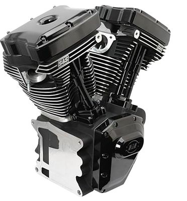 Motor long-block S&S Cycle T143 svart 99-06