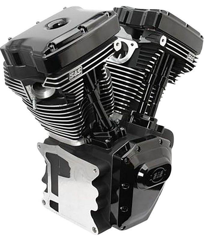 Motor long-block S&S Cycle T143 svart 99-06