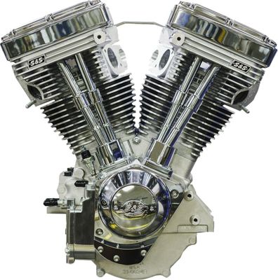 Motor long-block S&S Cycle V124 krom/natur