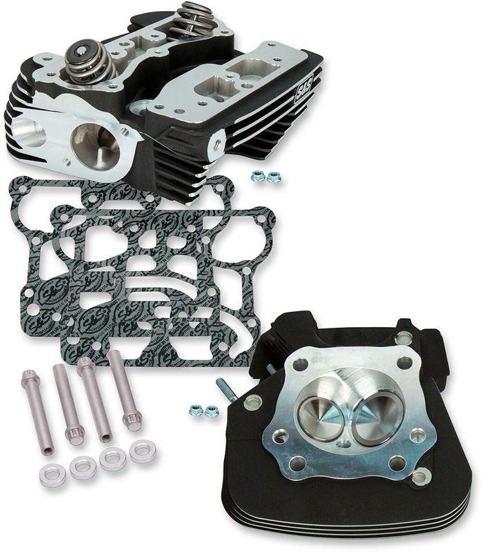 Topplock S&S 91 Stock svart H-D 07-17