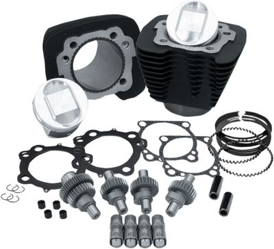Trimsats S&S Hooligan 1200-1250 svart Sportster 00-22