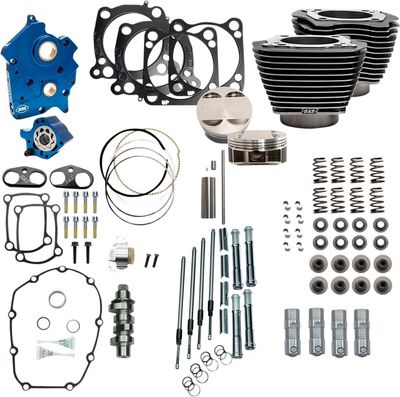 Trimsats S&S 128" Softail 18-upp, Touring 17-upp