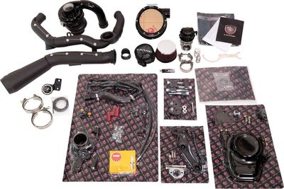 Trimsats Trask Tornado Touring 17-24, Softail 17-24 svart