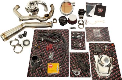 Trimsats Trask Tornado Touring 17-24, Softail 17-24 polerad rostfri