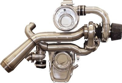 Trimsats Trask Tornado Touring 17-24, Softail 17-24 polerad rostfri
