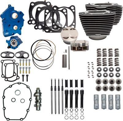 Trimsats S&S Watercool 124" svart Touring 17-24, Trike 17-21 310-1054C