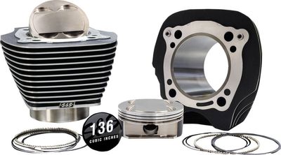 Big bore-sats S&S 132" 136" H-D 19-upp 910-1010A