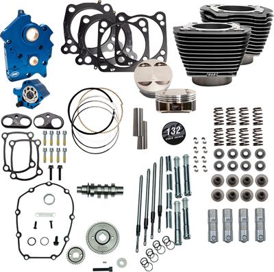 Trimsats S&S M8 Watercl Bgw/hi 132" Touring 17-24, Trike 17-21 310-1236C