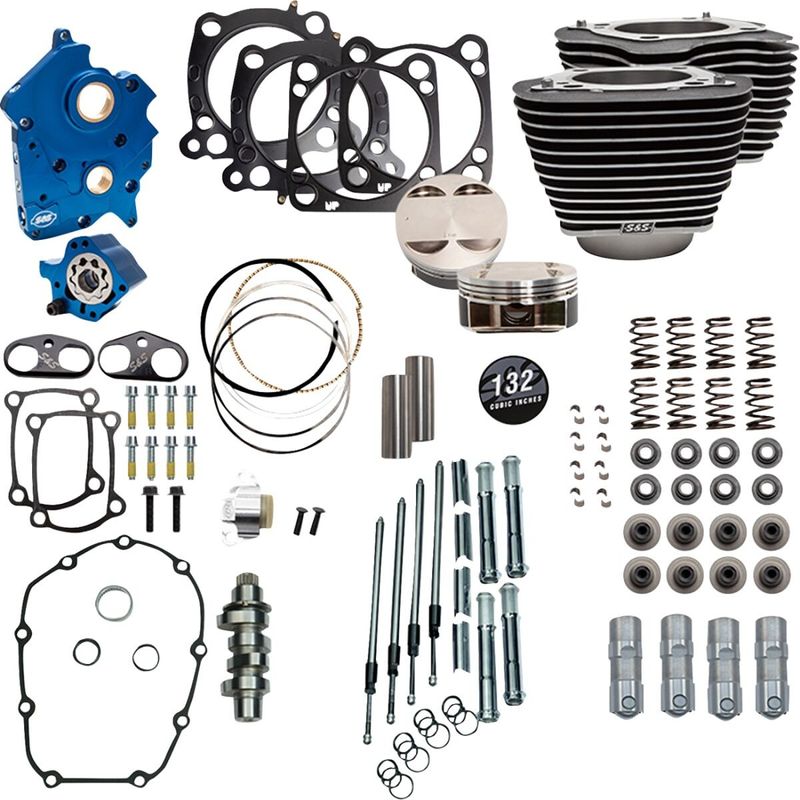 Trimsats S&S M8 Oilcool Wbw/hi 132" H-D 17-23 310-1231C