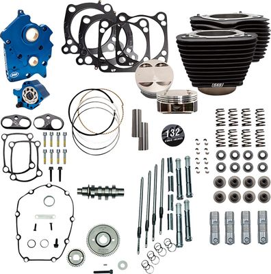Trimsats S&S 132" Softail 18-upp, Touring 19-upp 310-1234D