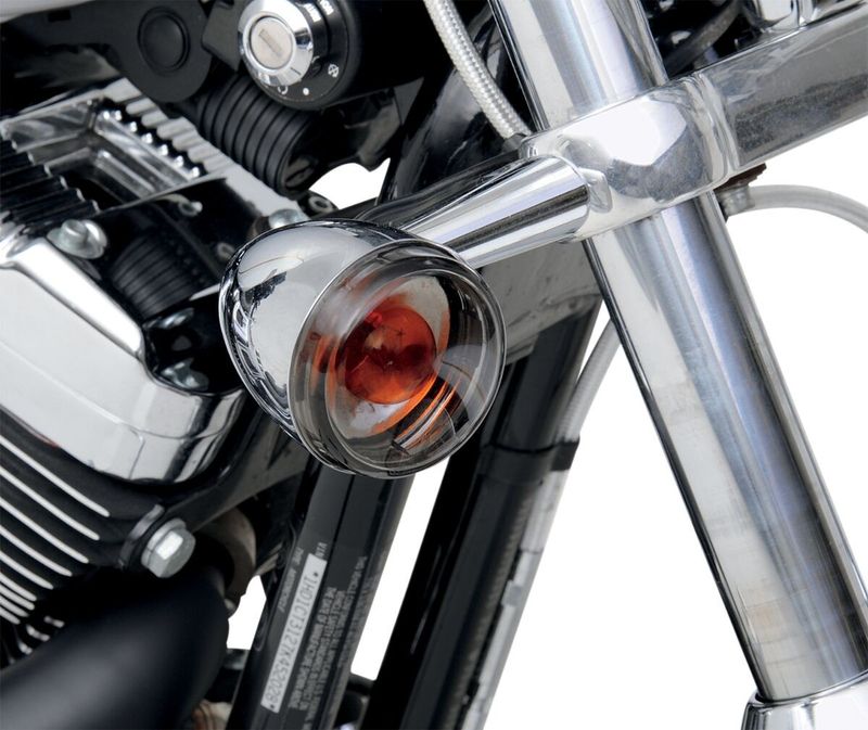 Turn Signal Lens Bullet Smoke