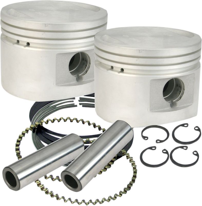 Kolvsats S&S 3-1/2" +.010 gjuten Evo Big Twin 84-99
