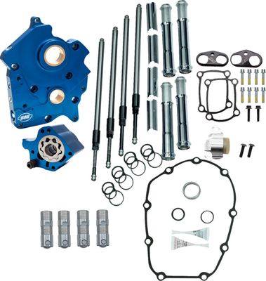 Kamhussats utan kamaxlar S&S krom water cooled M8 17-26
