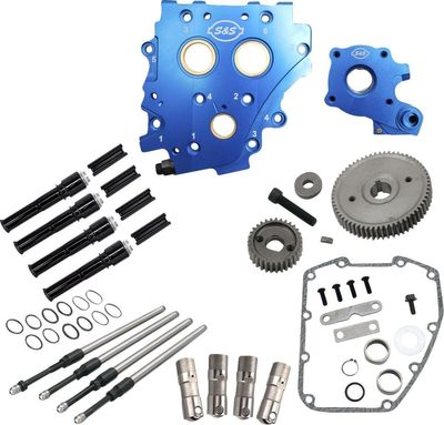 Kamhussats utan kamaxlar S&S Cams Gear Drive H-D 06-17 svart