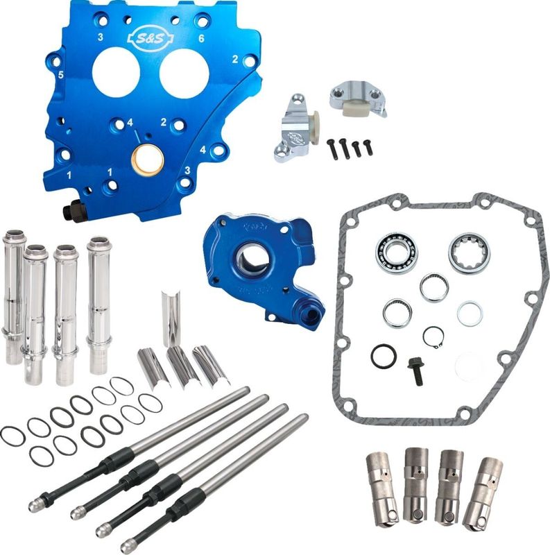 Kamhussats utan kamaxlar S&S Twin Cam 99-06 krom