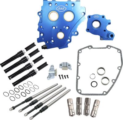 Kamhussats utan kamaxlar S&S Cams Chain Drive H-D 06-17 svart