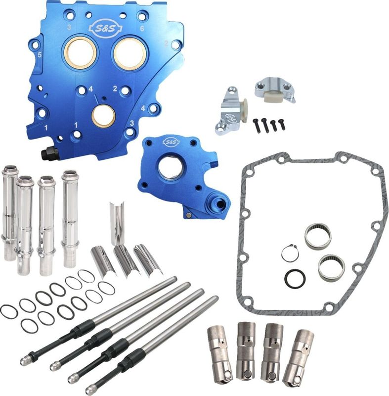 Kamhussats utan kamaxlar S&S Cams Chain Drive H-D 06-17 krom