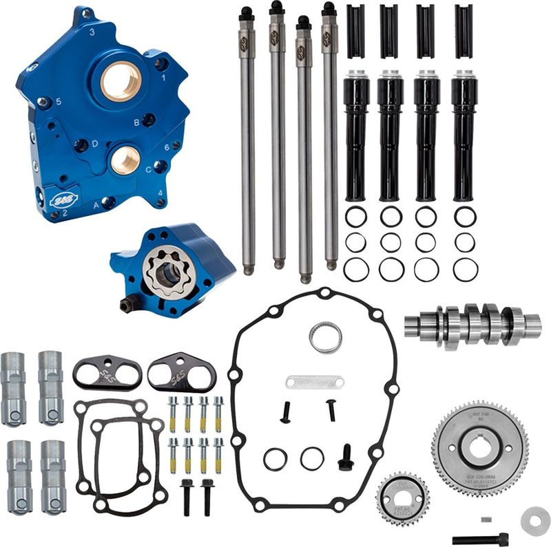 Kamaxelsats S&S 496 Cam svart H-D 17-upp 310-1383