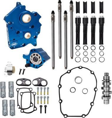Kamaxelsats S&S 496 Cam svart Touring 17-24, Trike 17-21 310-1385