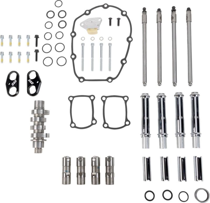 Kamaxelsats S&S 496 Pushrod Tubes krom H-D 17-upp 310-1411