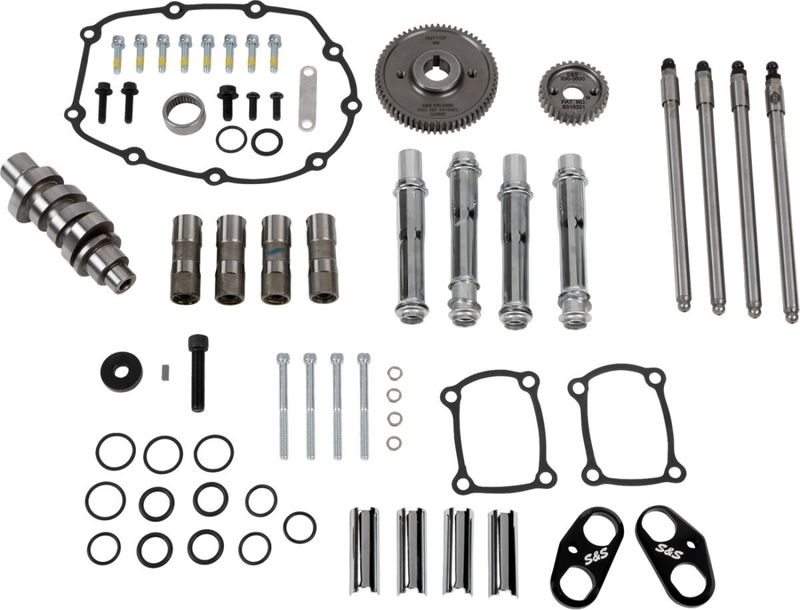Kamaxelsats S&S 496 Pushrod Tubes krom H-D 17-upp 310-1413