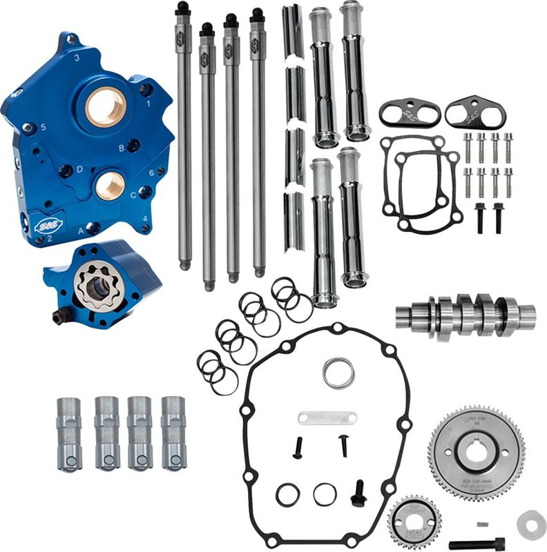 Kamaxelsats S&S M8 Chest Push krom H-D 17-upp 310-1382A