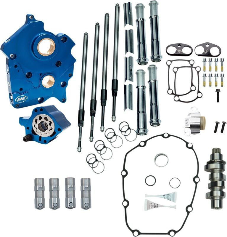Kamaxelsats S&S M8 krom Touring 17-24, Trike 21