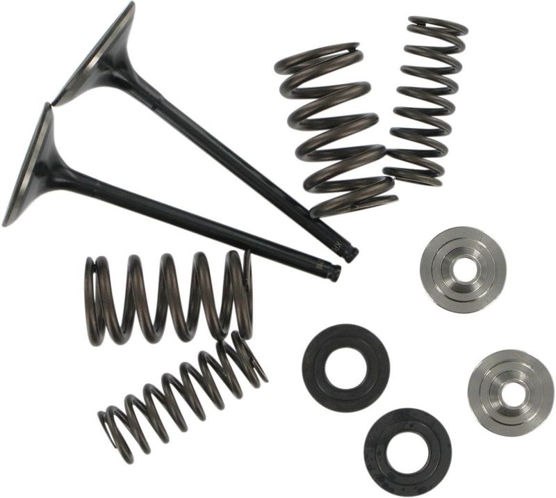 Ventil- och fjädersats insug Kibblewhite rostfri titan Kawasaki KX 250 F 04-16