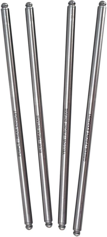 Stötstänger fasta S&S kromoly Evo Big Twin standardlängd