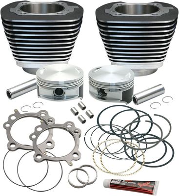Kolv cylinder S&S 106" svart H-D 99-06