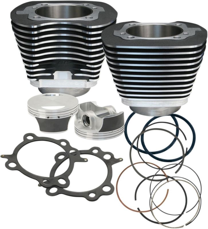 Kolvsats cylinder S&S 96" 106" svart 96" Dyna 06-17