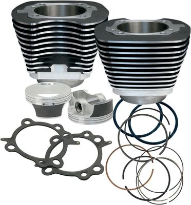 Kolvsats cylinder S&S 88" 97" 88" Dyna 99-05 svart