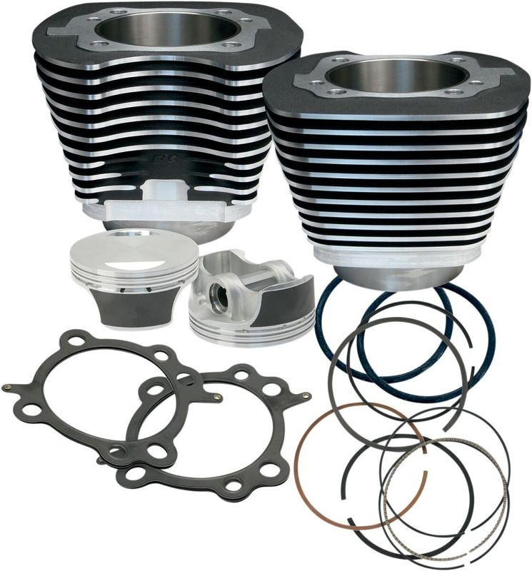 Kolvsats cylinder S&S 88" 97" 88" Dyna 99-05 svart