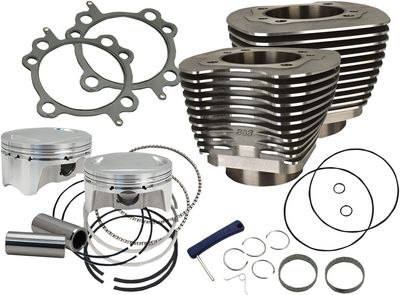 Cylindersats S&S 3.937 4.937 svart H-D 99-06