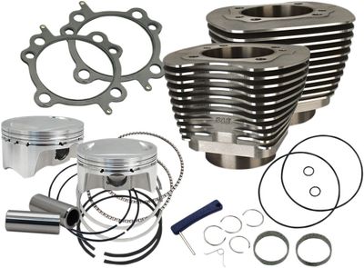 Kolvsats cylinder S&S 88" 100" svart 88" Twin Cam 99-06