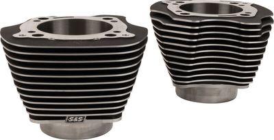 Cylinder S&S Unhoned W/highlighted svart Touring 17, Trike 17