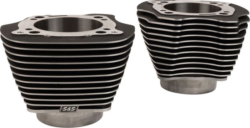 Cylinder S&S Unhoned W/highlighted svart Touring 17, Trike 17