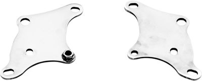Platta fäste fram Paughco nedre krom K, XL Sportster, XLH, XLCH 54-81