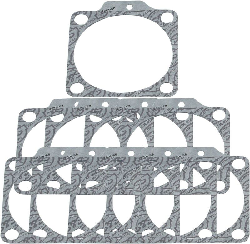 Cylinderfotspackningar S&S 93-1070 .020" grafit (10-pack)