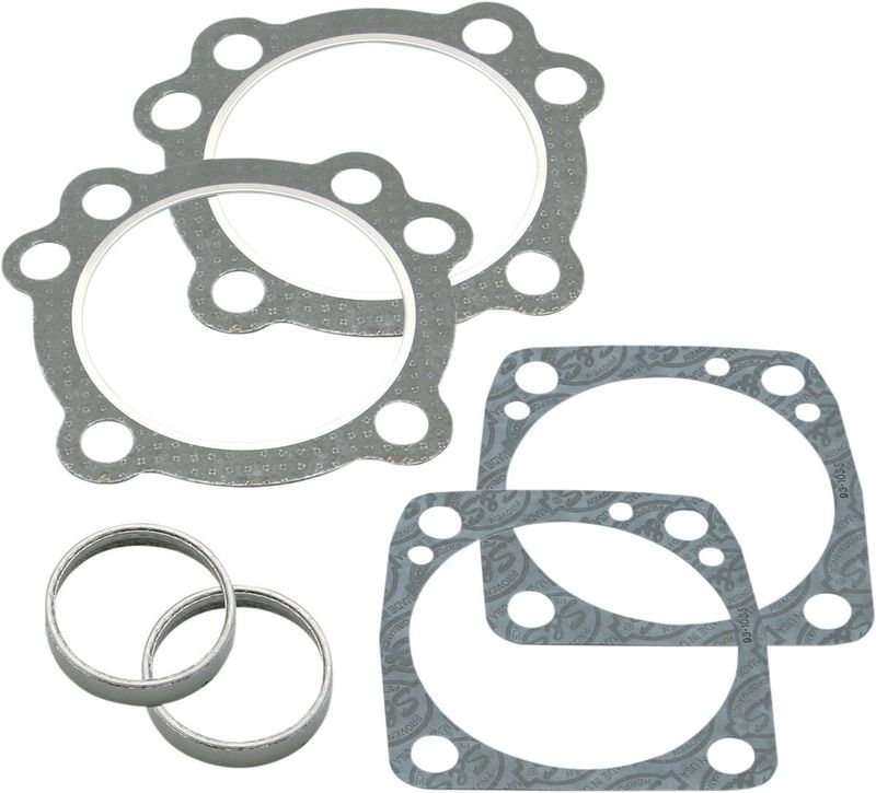 Packningssats topplock/cylinderfot/avgas S&S 90-1905 3-1/2" Evo Big Twin standard 3.5"