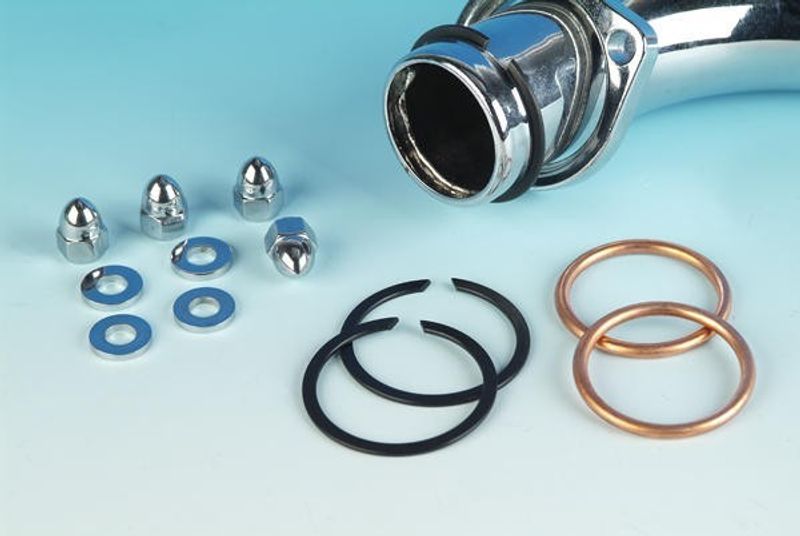 Avgaspackningar James Gasket JGI-65324-83-KCR1 Mntgkit koppar krom H-D 83-upp