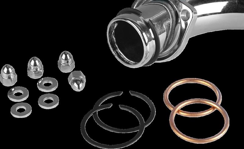 Avgaspackningar James Gasket JGI-65324-83-KCR1 Mntgkit koppar krom H-D 83-upp