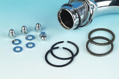 Avgaspackningar James Gasket JGI-65324-83-KW1 Mntgkit rostfri krom H-D 84-upp