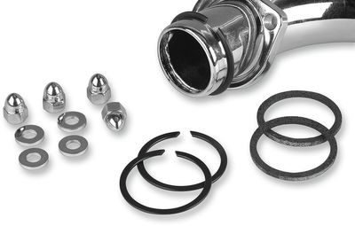 Avgaspackningar James Gasket JGI-65324-83-KW1 Mntgkit rostfri krom H-D 84-upp