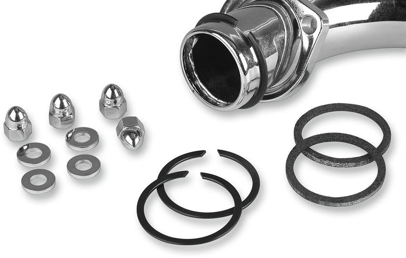 Avgaspackningar James Gasket JGI-65324-83-KW1 Mntgkit rostfri krom H-D 84-upp