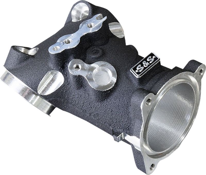Insugsgrenrör S&S M8 CNC 55mm svart Softail 18-24