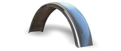 Bakskärm MCS 6" platt bred universal