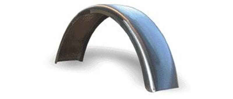 Bakskärm MCS 6" platt bred universal